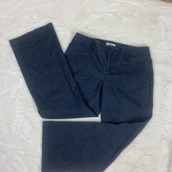 Bass Denim - Bass vintage dark denim dress jeans straight leg size 14